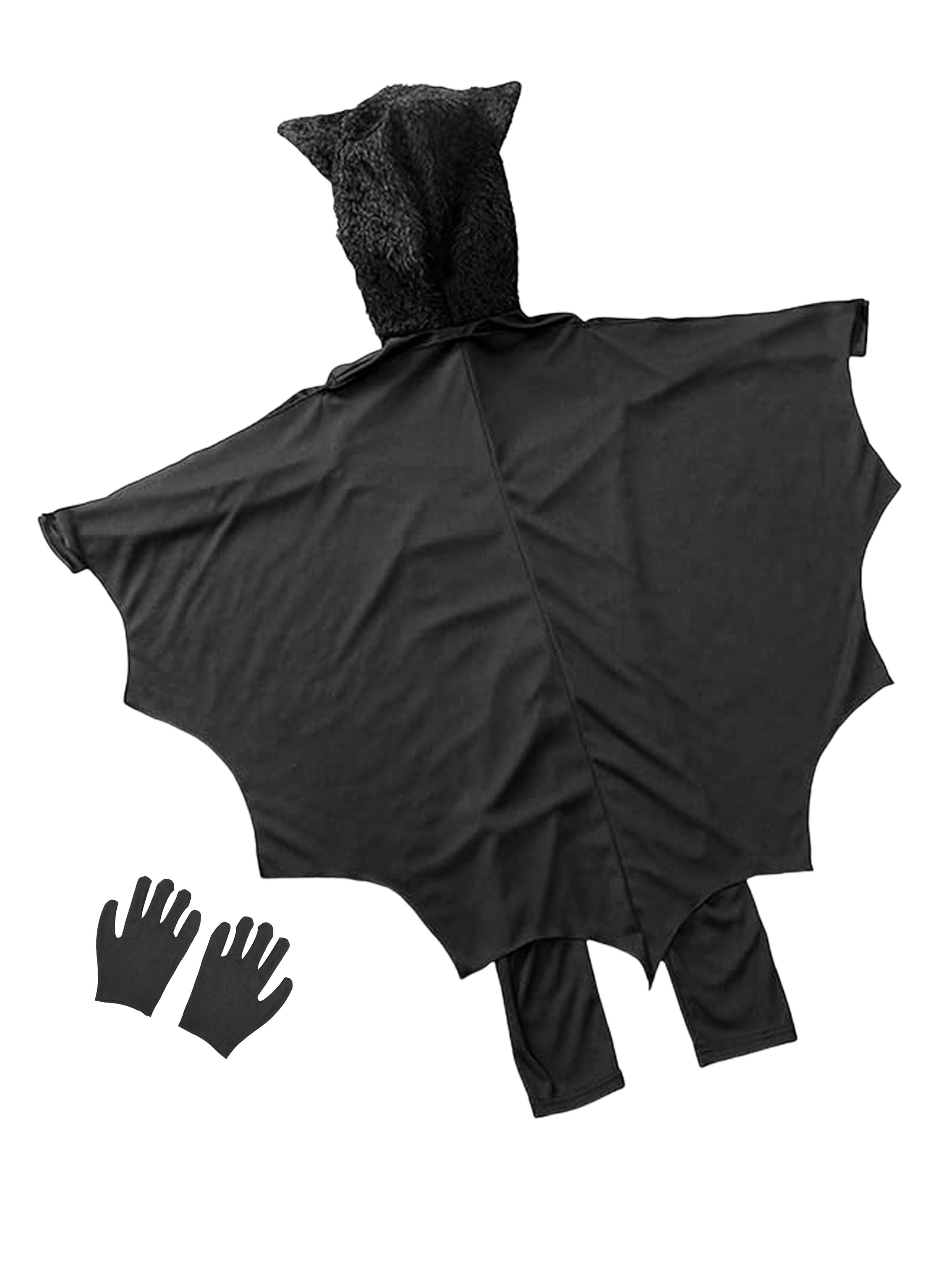Kids Unisex Vampire Bat Costume Jumpsuit Halloween Cosplay Costume Set6
